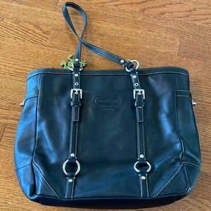 Coach black shoulder bag